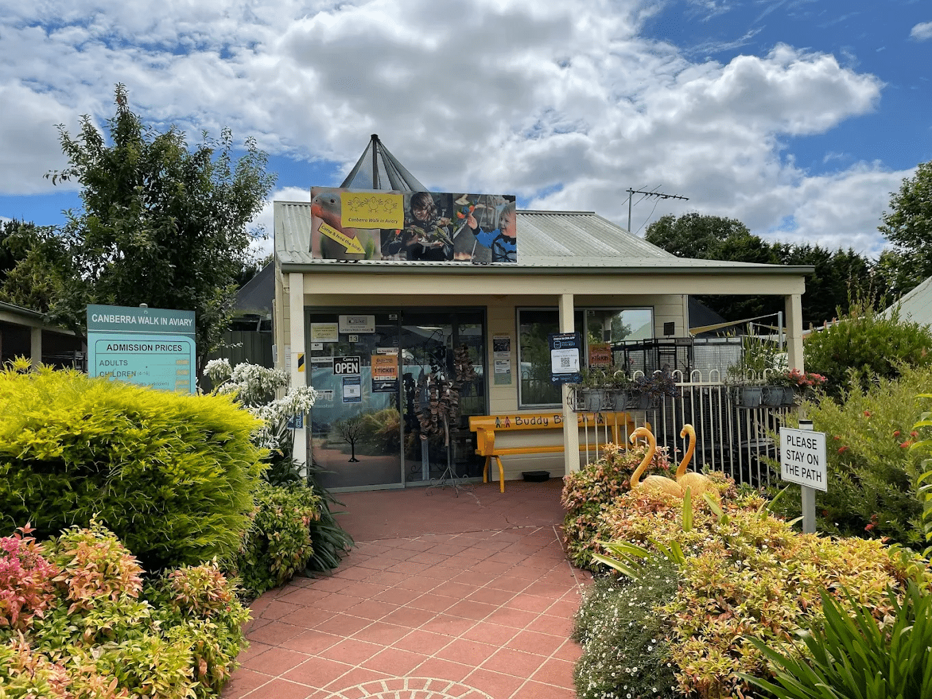 Charming small building surrounded by lush plants in Canberra