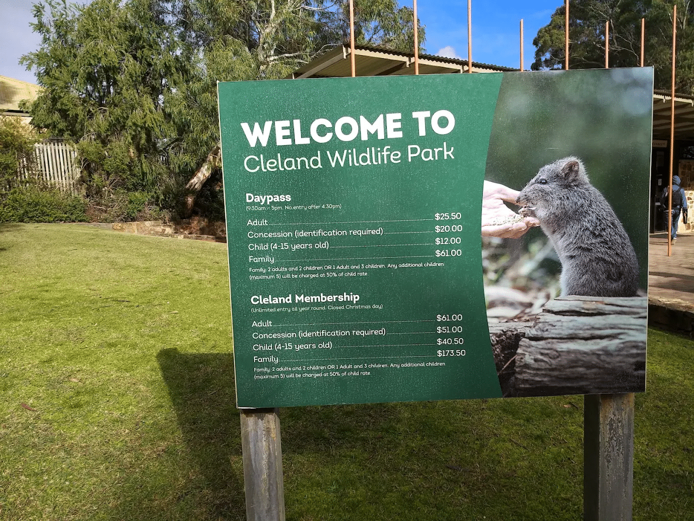 Koala warning sign at Adelaide school excursion