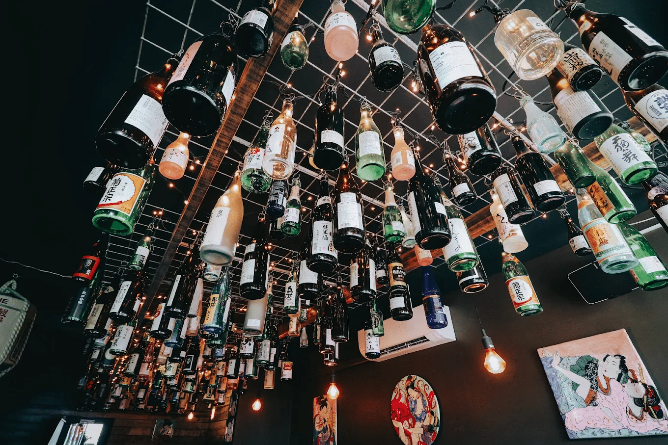 Wine-filled room showcasing Hobart's culinary scene