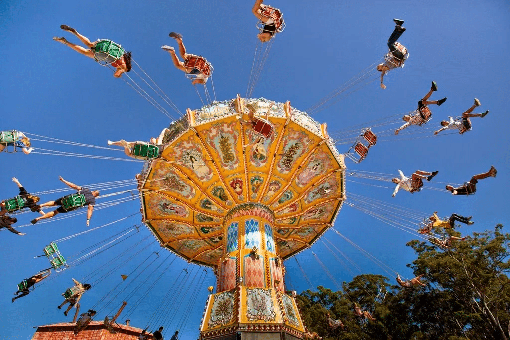 A thrilling carnival ride experience on the Sunshine Coast