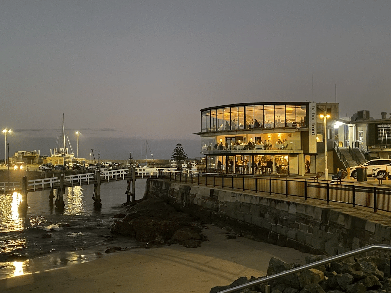 A waterfront building in Wollongong