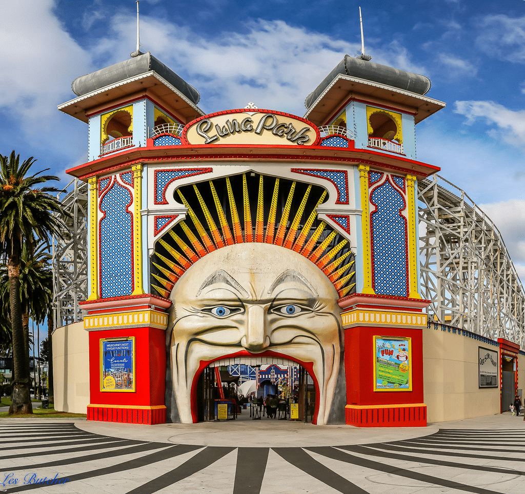 Artistic building facade in Melbourne