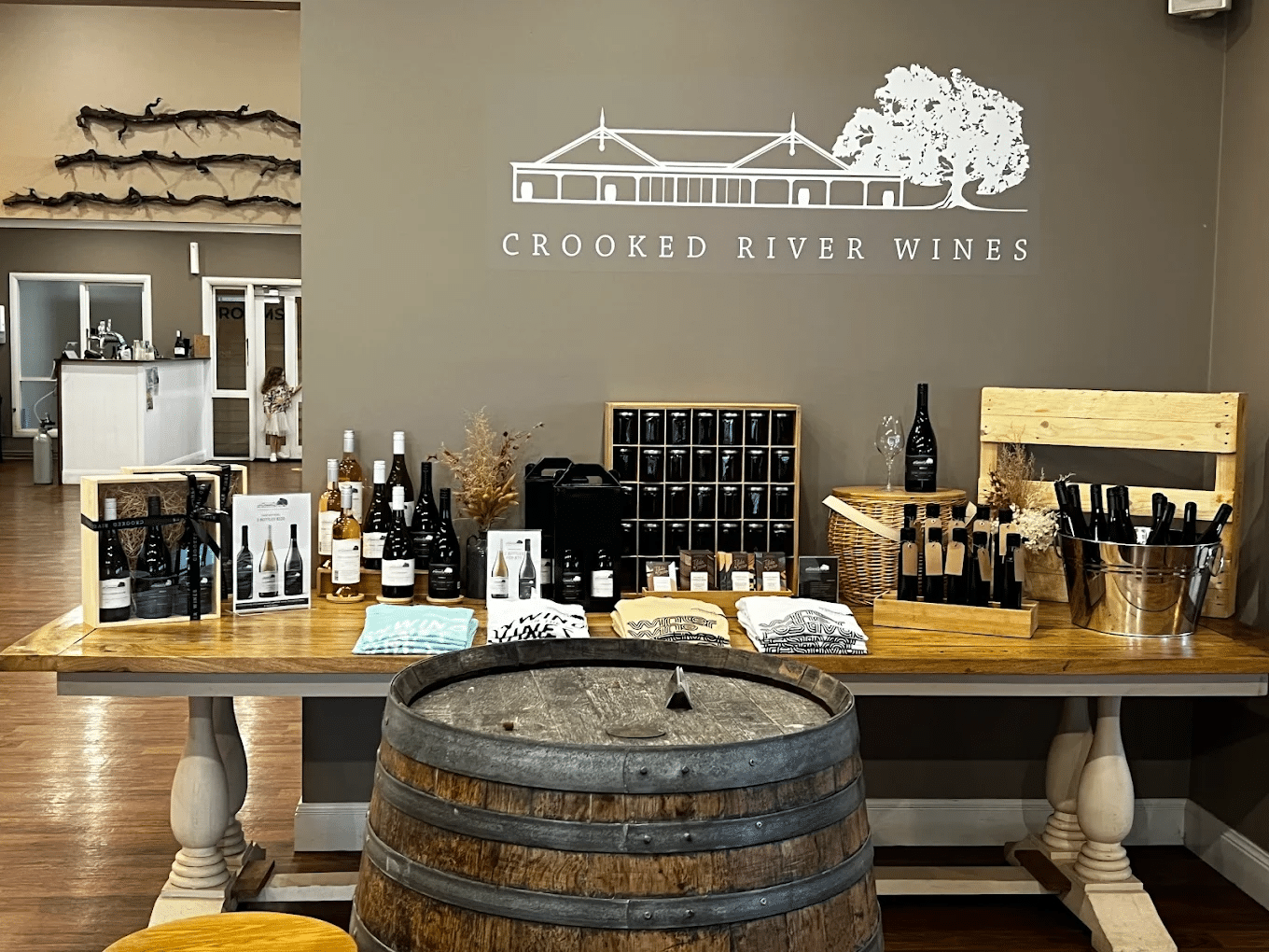 Assorted wine bottles on a table at Wollongong winery event