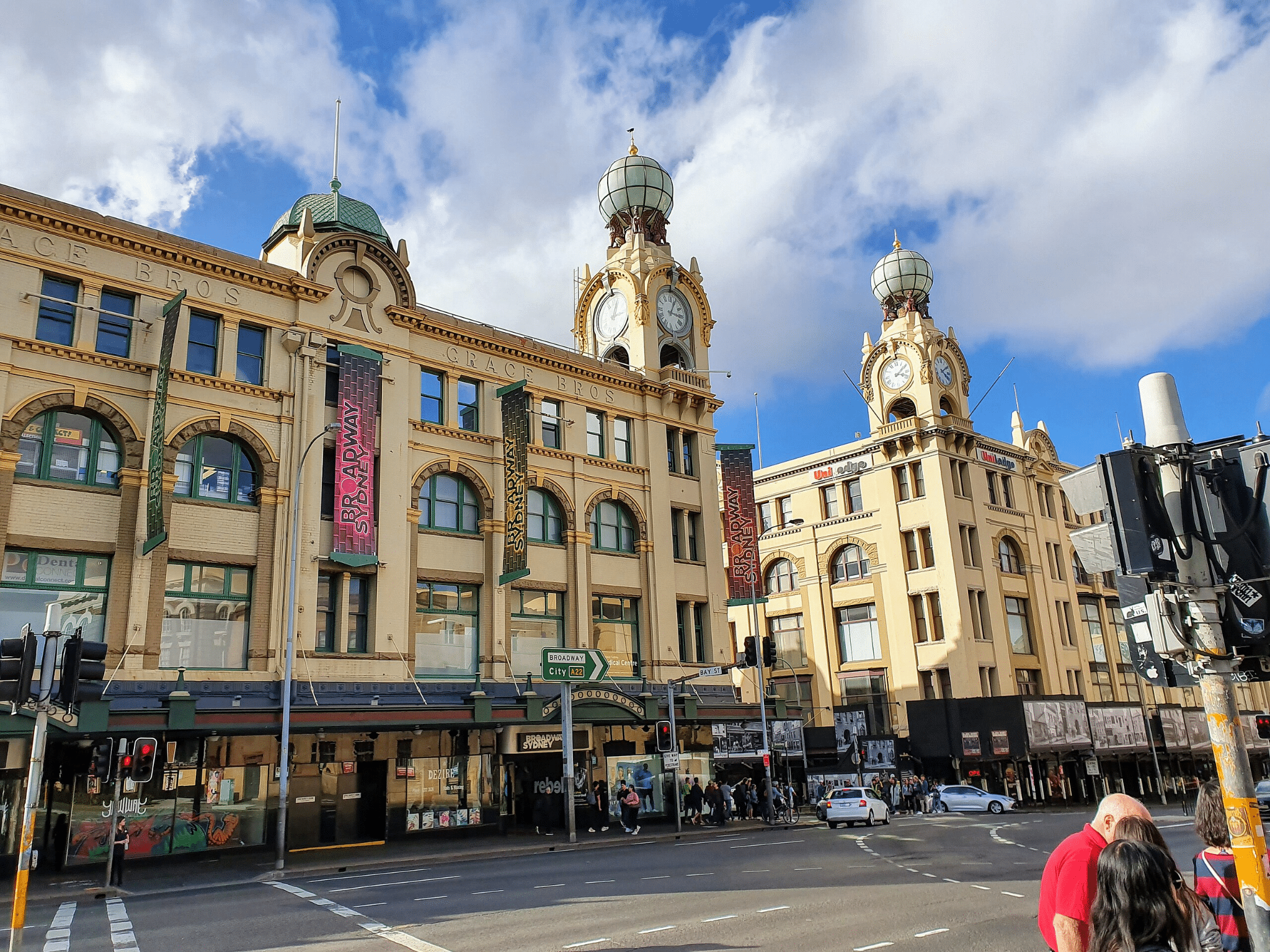 Clock tower building in Glebe Sydney