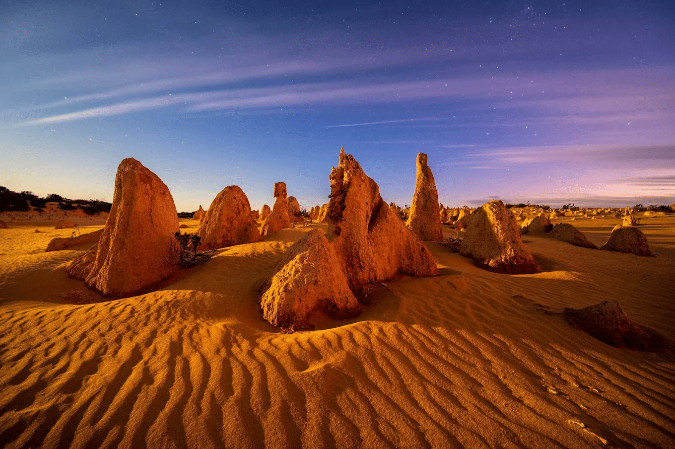 Desert rocks in Perth landscape