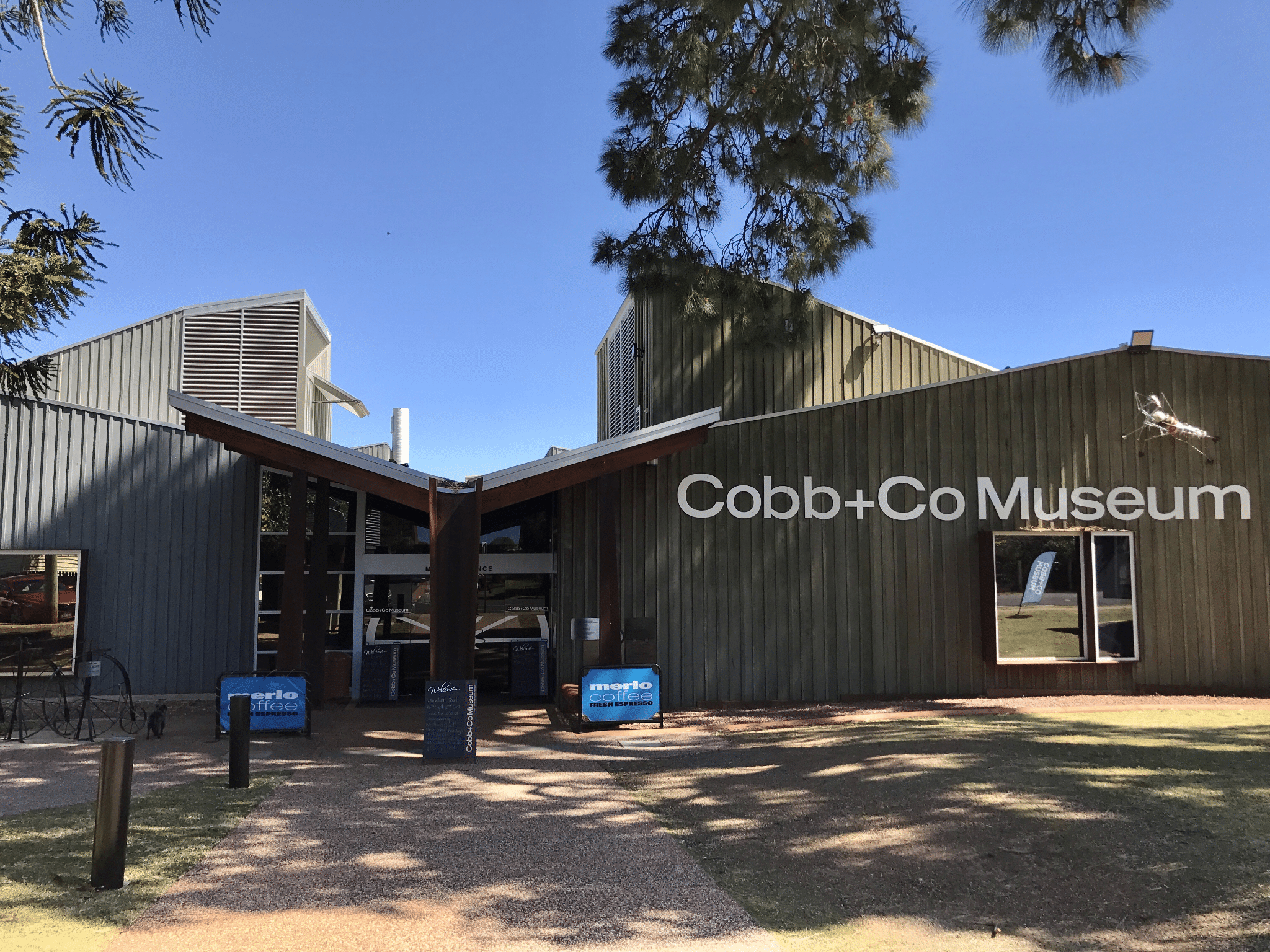 Exterior of Cobb & Co Museum building in Brisbane