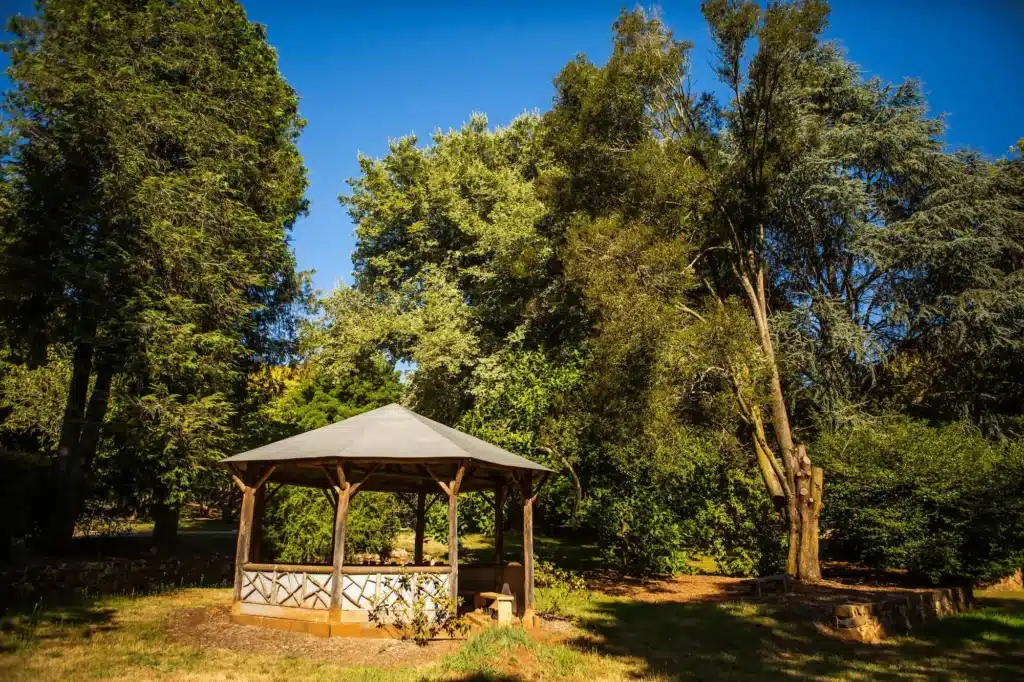 Gazebo surrounded by trees in Cardinia Shire