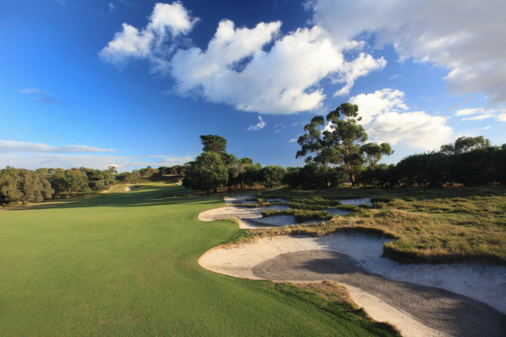 Golf course view in Melbourne sports guide