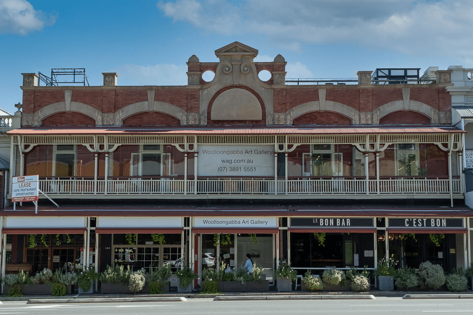 Heritage building with clock in Brisbane