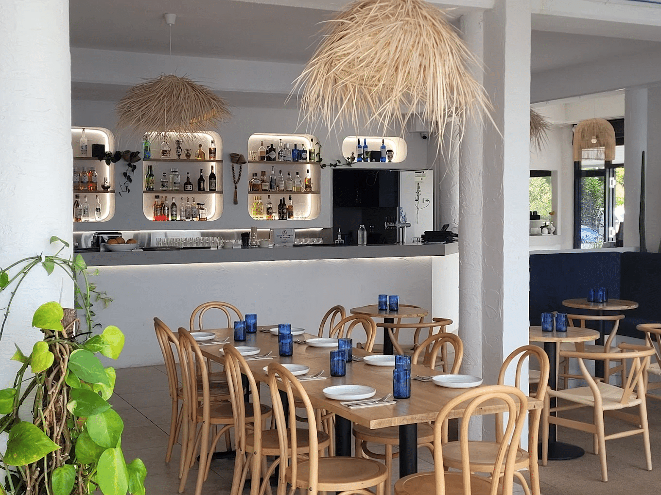 Interior of a central coast group dining restaurant