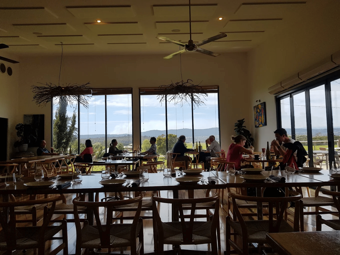 People dining in a Launceston restaurant