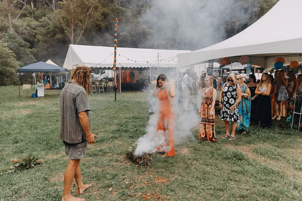 People enjoying eco-friendly campfire on Central Coast