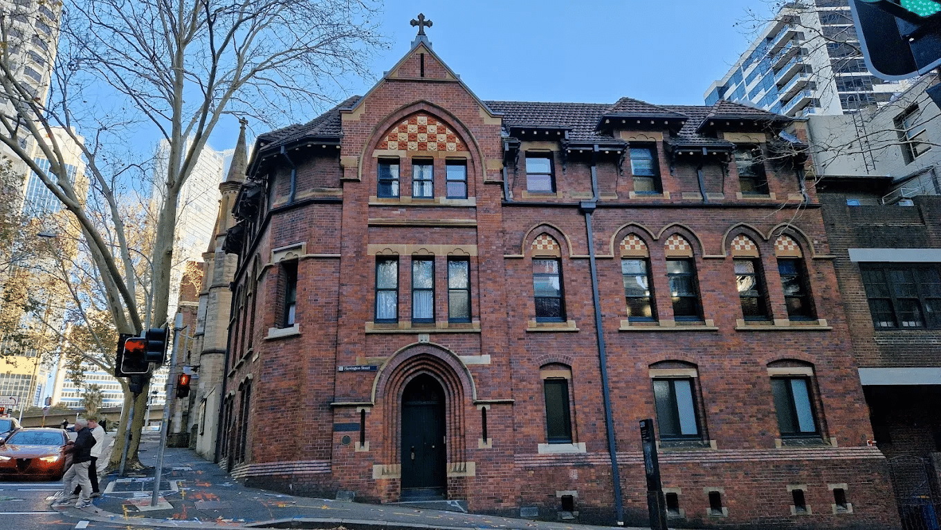 Red brick building on Sydney street