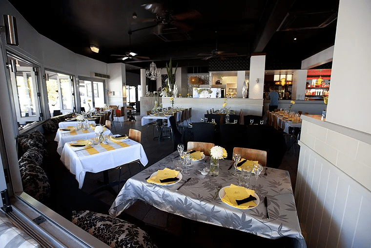 Restaurant dining setup in Townsville