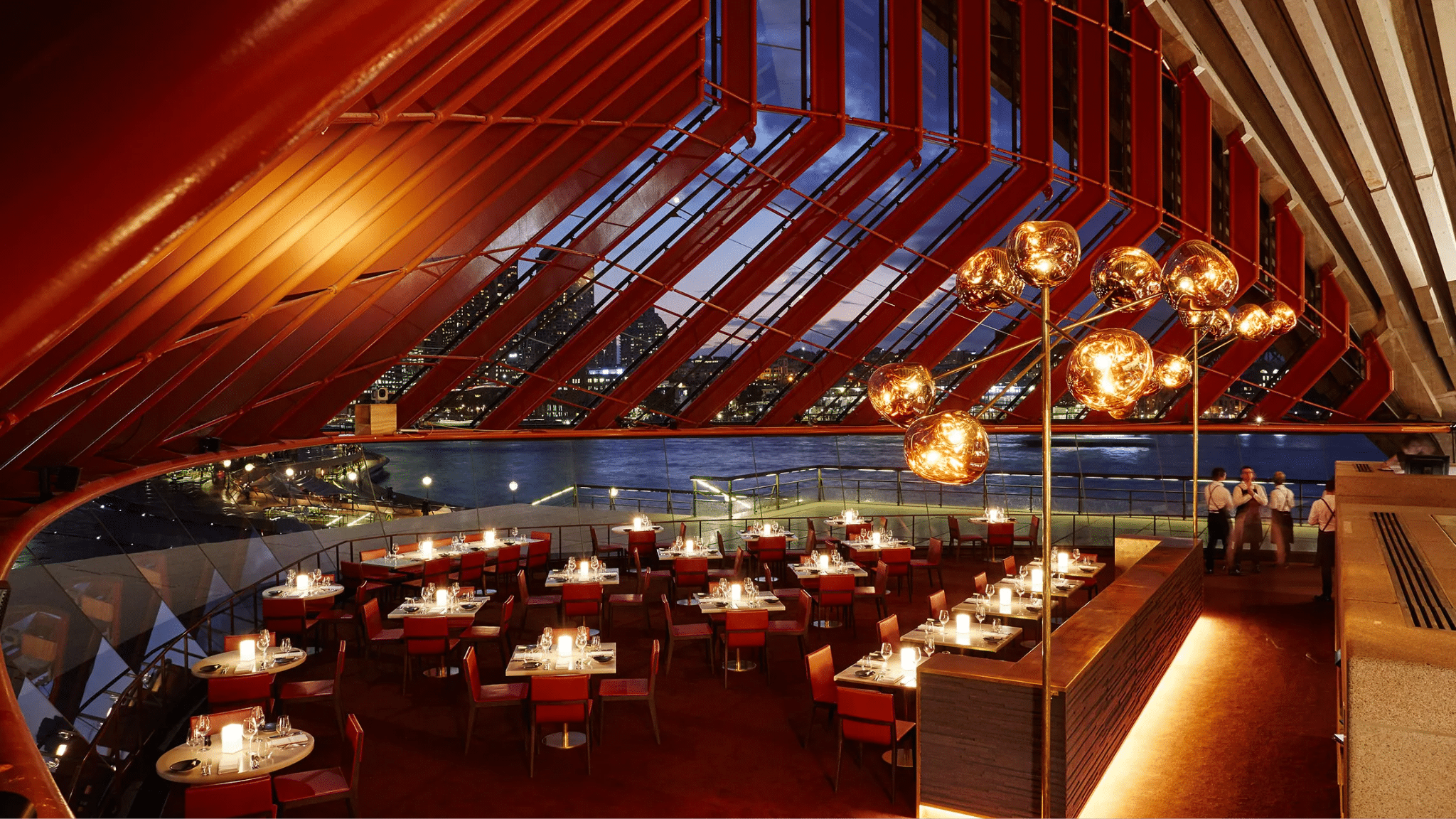 Restaurant with city view in Sydney