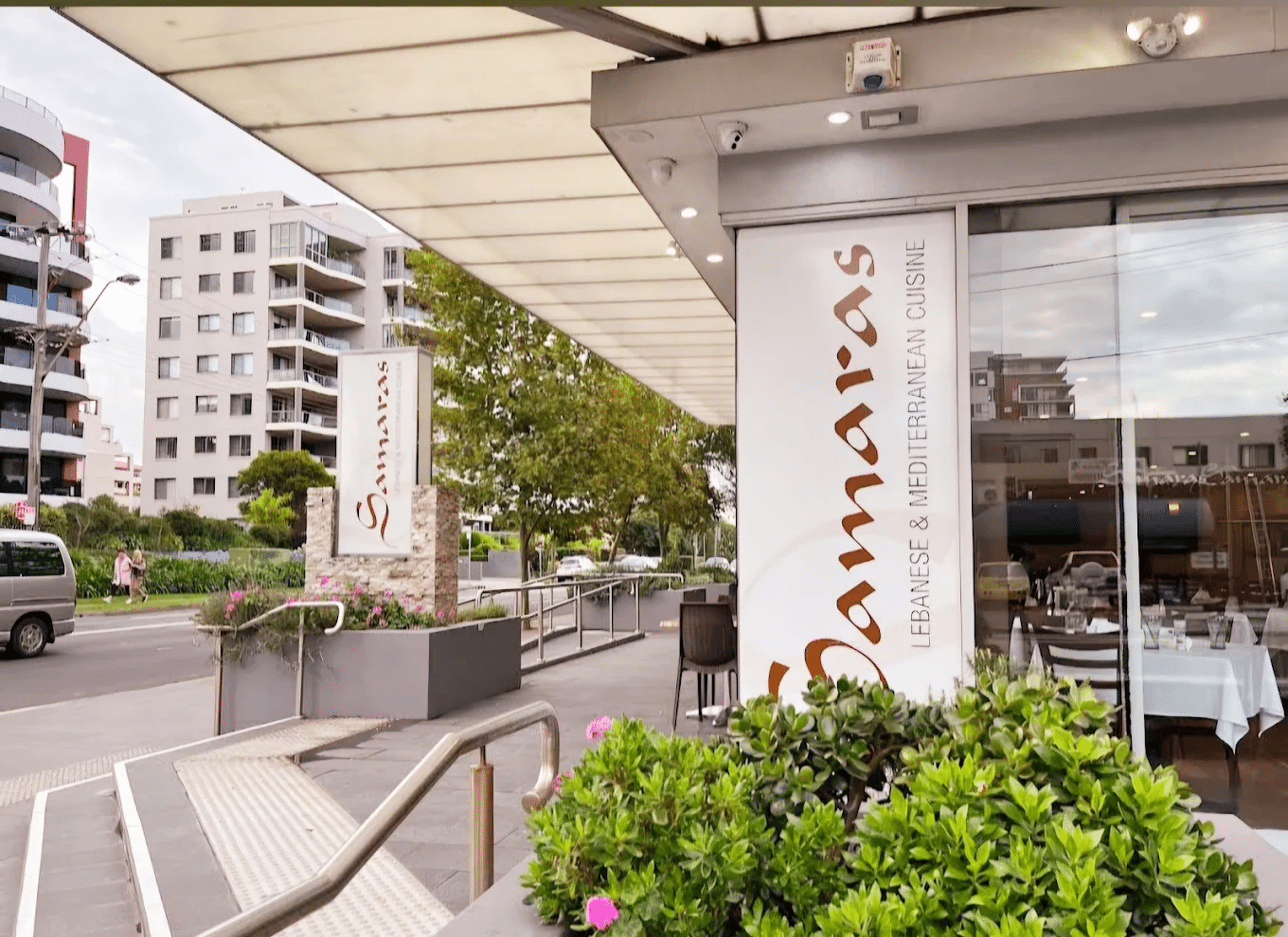 Sushi restaurant exterior in Wollongong