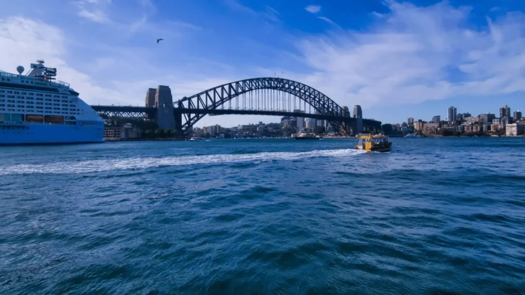 Ferris wheel by river in Sydney for team building adventures