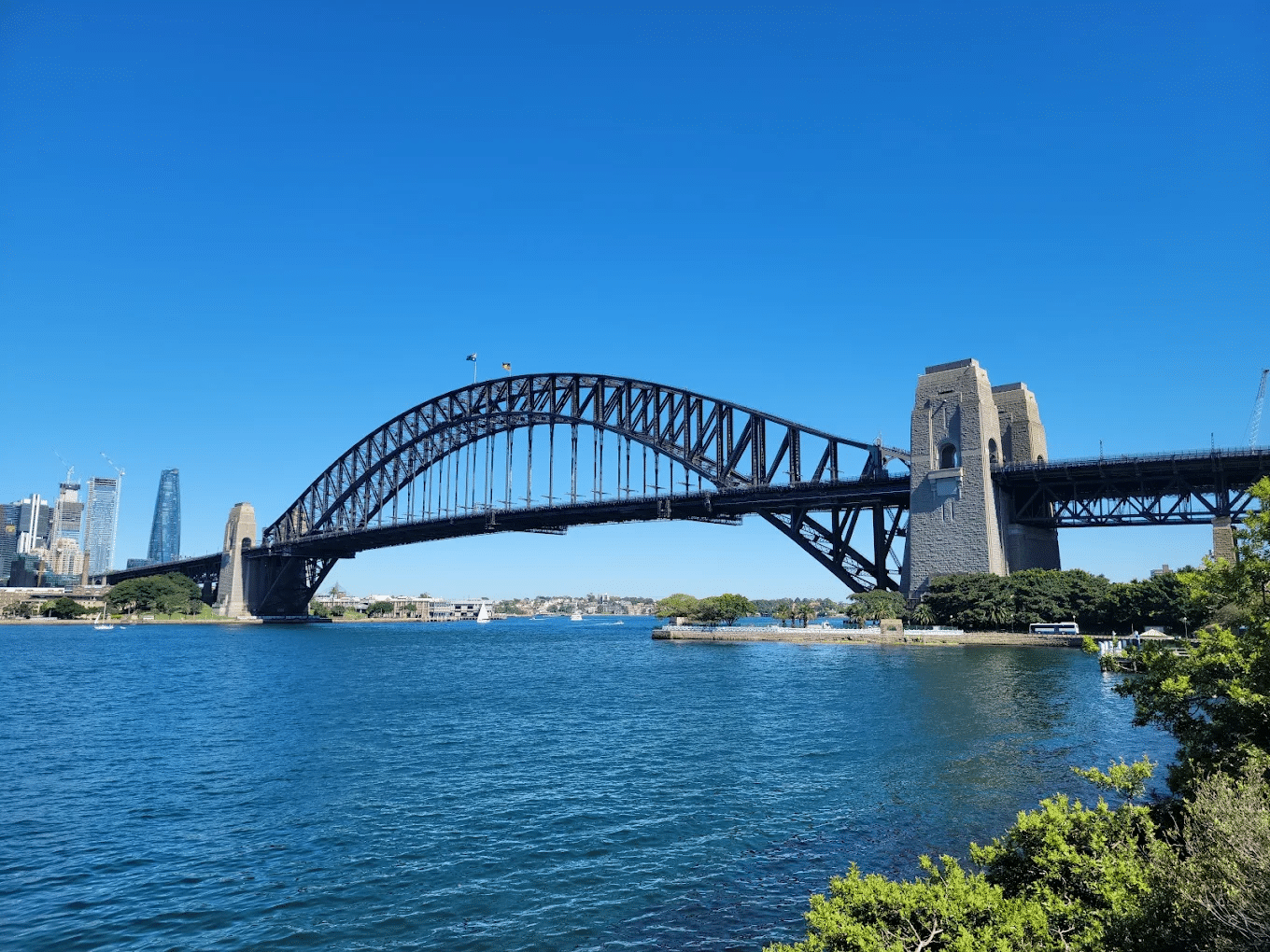 Sydney harbour bridge spanning over water during a budget-friendly travel adventure