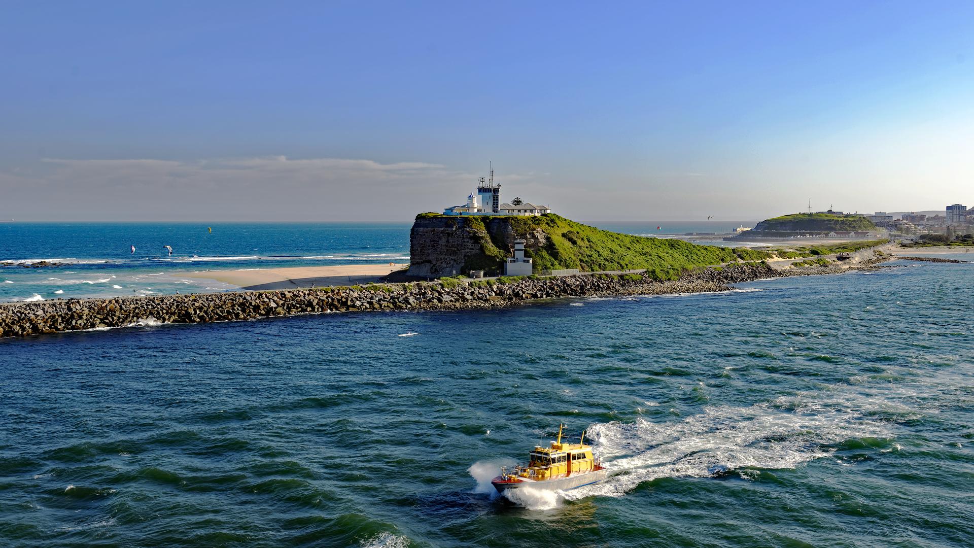 foreshore park newcastle harbour