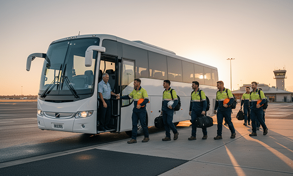 mining workforce transport benefit image 1