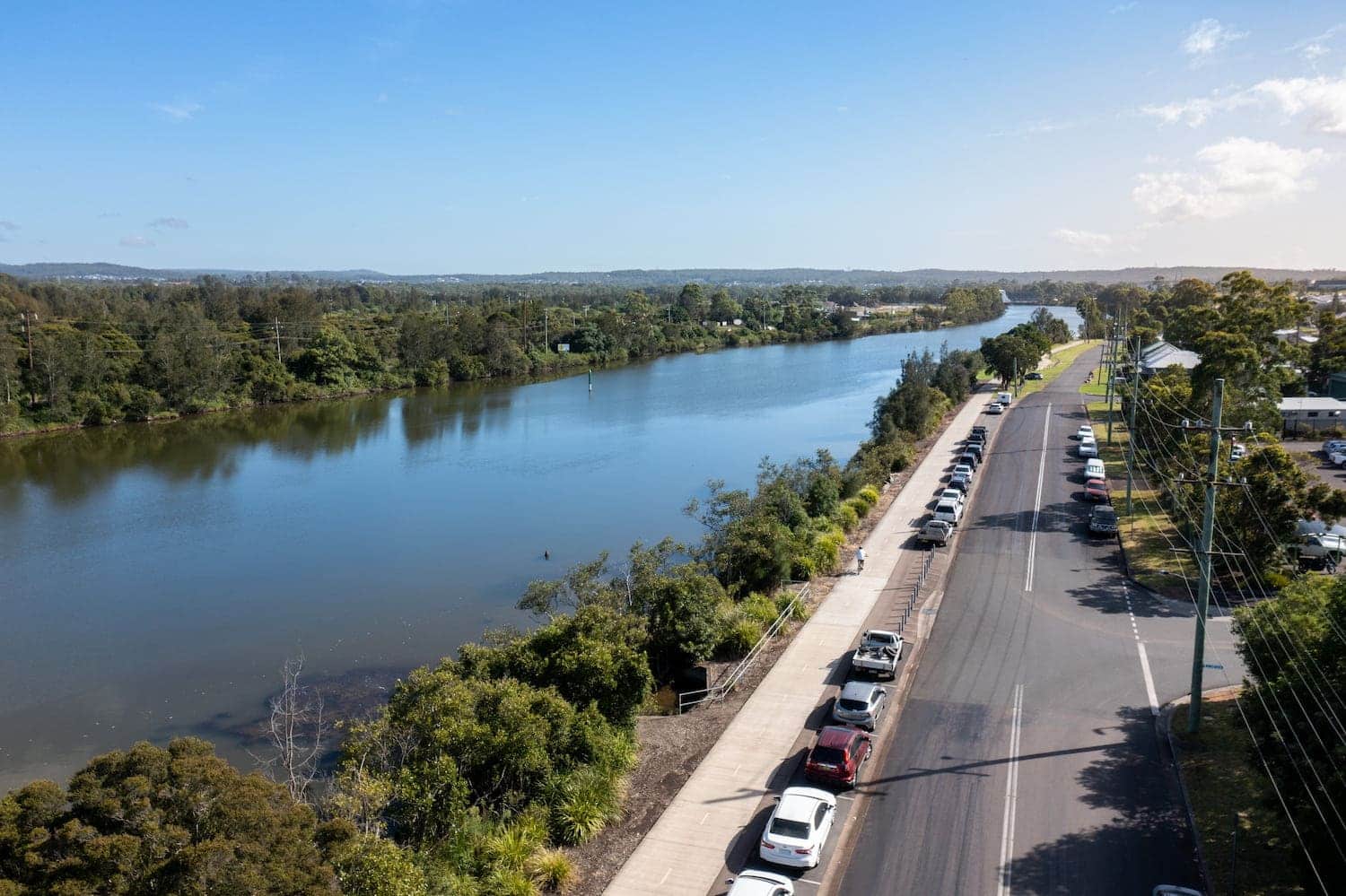 newcastle link road shared path