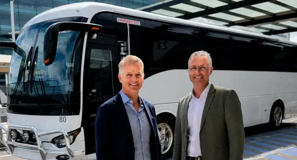 wade harald with bus